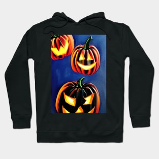 HALLOWEEN PUMPKINS SAYING HI Hoodie